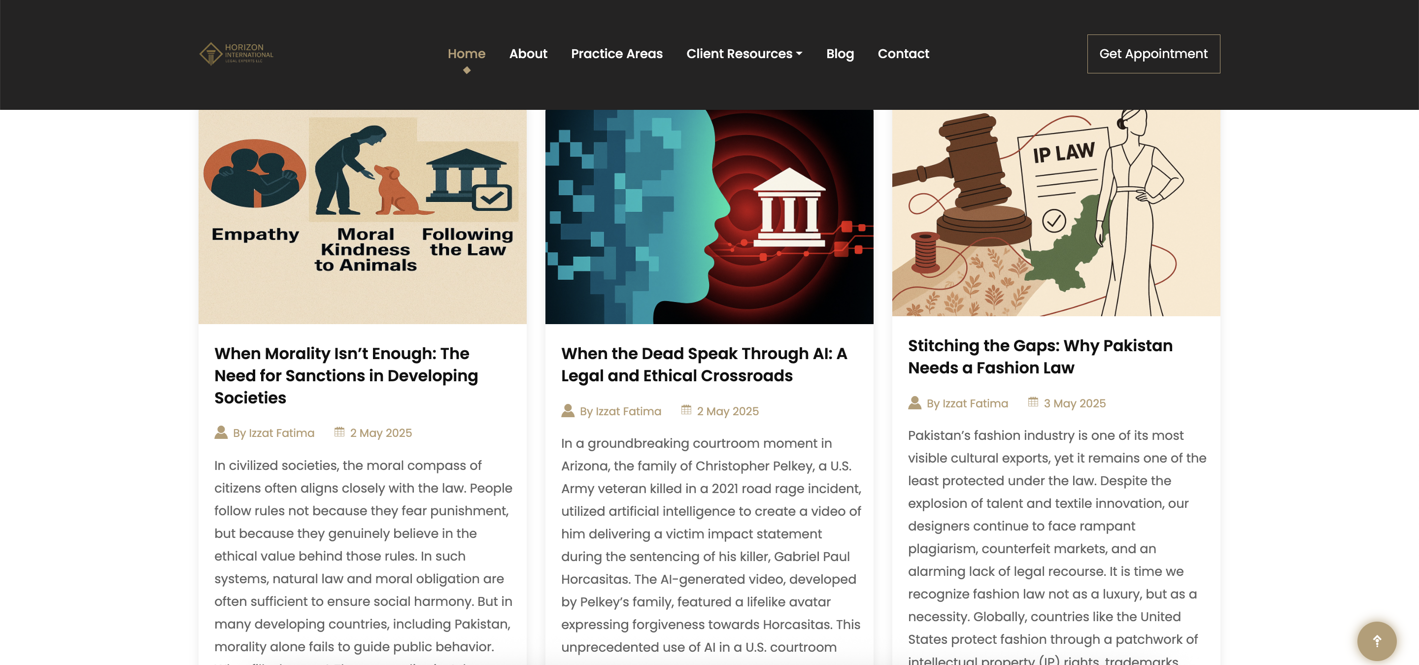 Website for Hile Firm